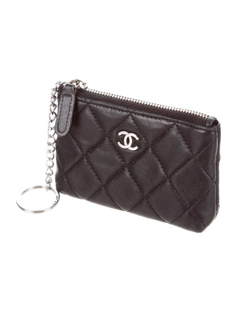 chanel key case price|Chanel keychain pouch.